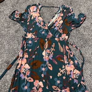 Maternity maxi dress